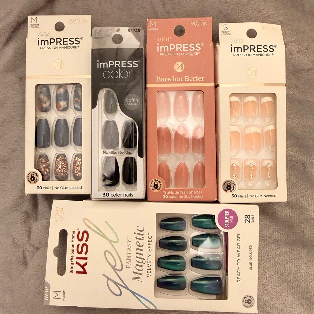 ✨ KISS & imPRESS Press-On Nail Bundle!
